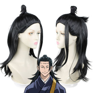 Anime Jujutsu Kaisen High School Uniform Geto Suguru Cosplay Kimono Robe Outfit For Men Suits Black Jacket Pants