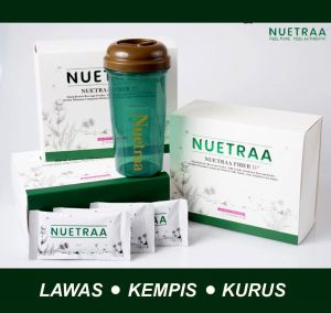 NUETRAA FIBER D+ 2 kotak masalah sembelit dan buang toxin usus dan hati