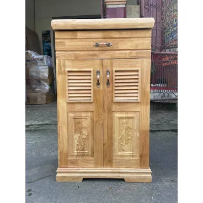 Tủ Giày Dép gỗ Cao Su ngang 80 cm vv