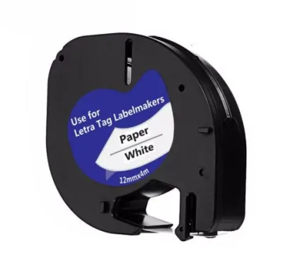 [Office Matters] [Ready Stock] DYMO LetraTag Label Tape /Refill Paper or Plastic 12MMx4M