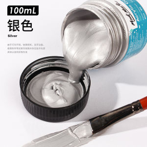 MONT marte 100ml huỳnh quang màu kim loại sơn acrylic/acrylic màu vẽ tay tranh tường sắc tố không thấm nước