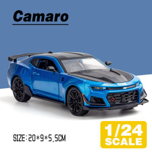 LEO 1:24 Bumblebee Camaro Metal Diecast Alloy Toy Car Model Trucks For Kids Toys Vehicles Hobbies Collection