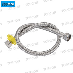 304 Stainless Steel Flexible Hose Bathroom 300MM-500MM Sink Or Lavatory Supply Line Connector Hose