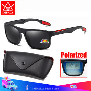 IMPALA PG1609K Kính Râm Phân Cực Cho Nam Kính Mắt Chống Chói Kính Râm Thể Thao Ngoài Trời Chống Tia UV Khối Ánh Nắng Mặt Trời Ống Kính Chống Vỡ Kèm Hộp Đựng Kính