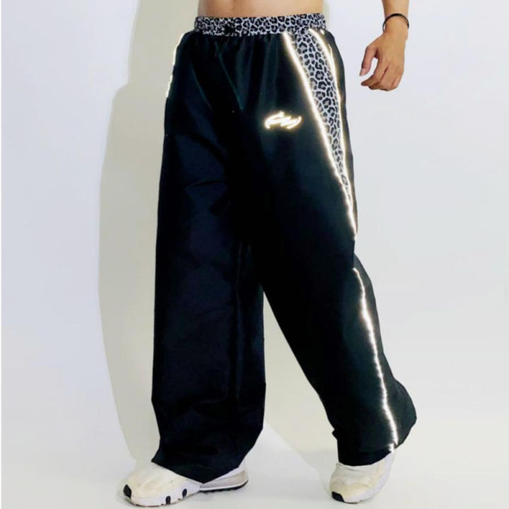 PROMO Celana Y2K BAGGY PANTS Motif Leopard / Celana List Reflective Terbaru Dan Murah Bisa COD