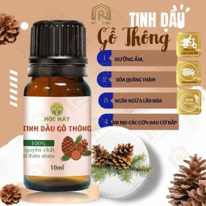 (HCM)Gỗ Thông 10ml Tinh Dầu Thiên Nhiên Nguyên Chất Chiết Xuất Gỗ Thông Tạo Hương Thơm Giảm Căng Thẳng - Rô Organic