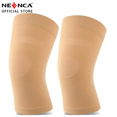 NEENCA Knee Sleeves 1 Pair Could Be Worn Under Pants Lightweight Knee Compression Sleeves for Men Women Knee Brace Support for Joint Pain Relief Arthritis ACL MCL Sports Injury Recovery