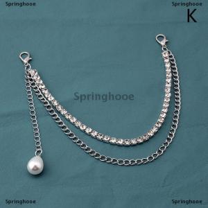 [COD] Springhooe Multi-layer Metal Chain strap DIY Personality Butterfly Heart Star Pendant Shoulder Bag Chain Straps