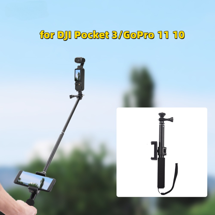20240513 Selfie Stick Pole Self-timer for DJI Pocket 3/GoPro Hero  for DJI Osmo Action Camera Extension Rod Holder Accessories Lazada PH