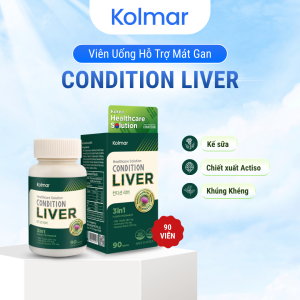 Viên Uống Hỗ Trợ Mát Gan CONDITION LIVER Tăng Cường Chức Năng Bảo Vệ Gan - Hộp 90 viên - Thực Phẩm Bảo Vệ Sức Khoẻ