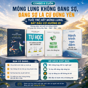 Sách Bizbooks - Tuổi Trẻ Hết Mông Lung Bắt Đầu Có Hướng Đi | Bộ 4 Cuốn Định Hướng Bản Thân Tự Học & Tạo Động Lực