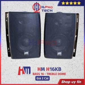 Loa Trợ Lời HM H16KB Bass 16 240W ( Giá 2 Cái ) Có Tay Treo Hàng Bãi Lắp Cafe Nhà Hàng -H2pro Tech