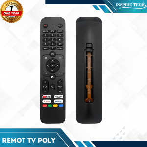 Remot Remote Smart TV POLYTRON 81J237 mart Digital IR Non Voice 81j237 TV PLD 32CV1869 tanpa setting