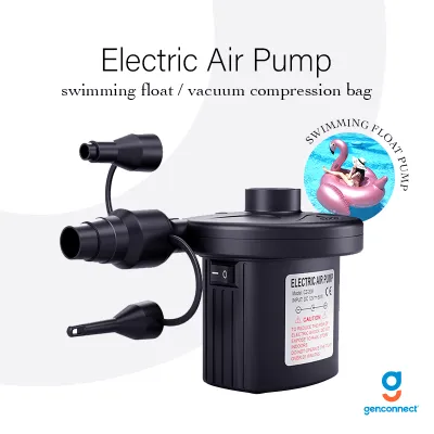 Electric Air Pump for Inflatable Swimming Floats and Vacuum Compression Bags with Singapore 2 Pin Plug