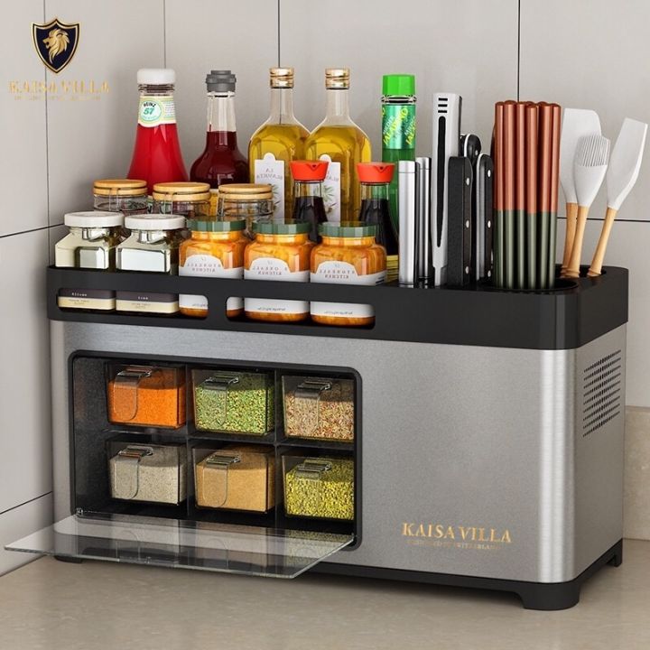 Kaisa Villa kitchen storage rack kitchen storage rack organizer