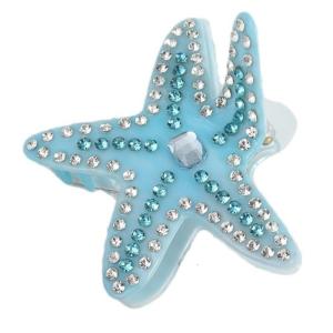 Beach Starfishes Hair Claw Women Unique Styles Hair Clip Holiday Hair Clip for Beach Vacations and Daily Wear