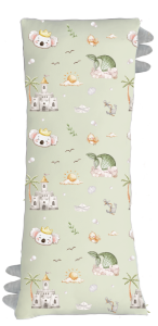 Kaeggie - Signature Organic Bamboo Hugging Pillow Size Medium (M) (18cm x 38cm) - Baby Kids Hugging Pillow - FoodGrade