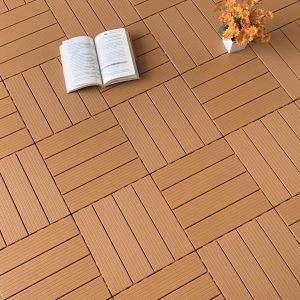 Balcony Plastic Wood Flooring Outdoor Bathroom Splicing Terrace Courtyard Floor Garden Anticorrosive Self-Laying