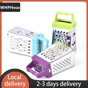 [COD] WHPHous Ship within 24 hours 4 Sided Blade Cheese Vegetables Grater Cucumber Slicer Cutter Box Grater Kitchen