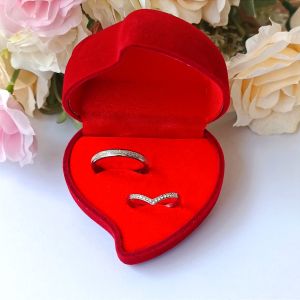 CINCIN TUNANGAN COUPLE FUJI SILVER PRIA WANITA - FREE HARD BOX (KIRIM SEKARANG)