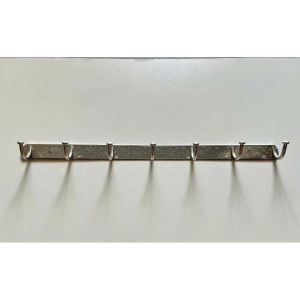 Móc treo tường inox móc treo quần áo gắn tường inox từ 6 đến 10 mấu (tặng vít + tắc kê)