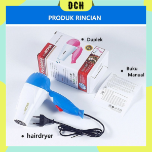 DCH - Hair Dryer Pengering Rambut Lipat/Hairdryer Mini 500w