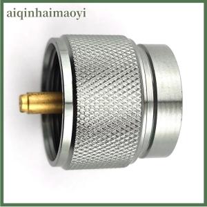 aiqinhaimaoyi Chất lượng cao cắm trại lò gas chuyển đổi thiết bị dài gas Tank gas lò chuyển đổi đầu kim loại gas Tank xi lanh Adapter