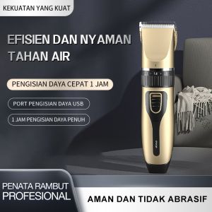 Set Pemotong Rambut Elektrik Hair Clipper Alat(6 in 1) Alat Cukur Rambut Pemotong Rambut Bayi