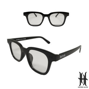 Kacamata Vincent Distro Clothing Brand HATRED ALIVE Local Brand Anti Radiasi Fashion Korean Retro Vintage FREE POUCH Code C7