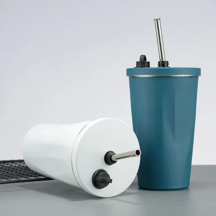 DEONG Sáng tạo Cốc cách nhiệt du lịch 600ML Cách nhiệt chân không Cốc ...