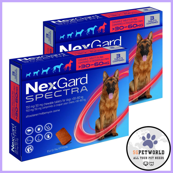 BUY ONE GET ONE FREE!! Nexgard Spectra for Extra Large Dogs 30.1 to 60 ...