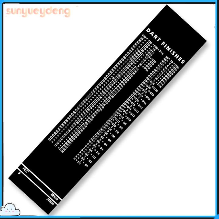 Tapis De Fléchettes Designa Darts - 290x80cm - Dos Antidérapant - Officiel Tournoi