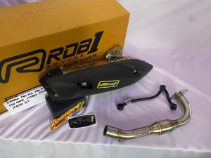 Knalpot Rob1 Fazzio - Gear 125 - Mio M3 - Mio Z - Freego - Fino - Xeon GT - filano Rob1 Standart Racing Cap V