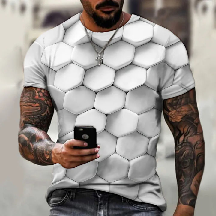 3D T Shirt For Men Fashion Hip Hop O-neck Short Sleeve Tops
