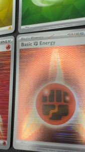 Energy Hologram - Fire Water Grass Metal Dark Psychic Lightning Fighting Pokemon Card TCG
