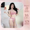 Bộ Đồ Lót Ren Trẻ Trung (Không kèm tất) - B.Lingerie. 