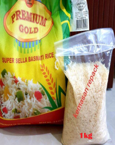 Beras Basmati Premium Gold Kemasan Repack 1kg Basmati Rice - Berkah Karya Utama