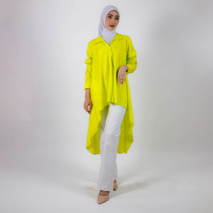 INBY FASHION | baju kemeja tunik polos bahan katun rayon grade AAA