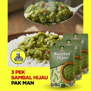 Triple Pack Sambal Hijau Pak Man