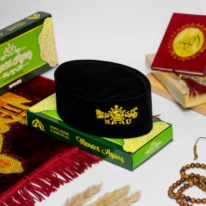 Peci Nu Bordir Kuning Kopiah Songkok Pria Anak Dan Dewasa Motif Logo Nu Gold Emas Murah Berkualitas Tinggi 9cm
