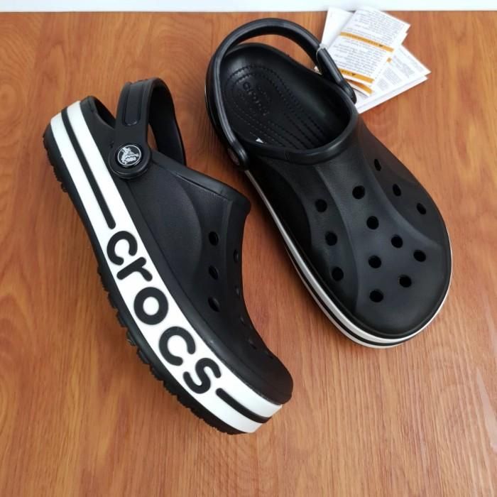 CROCS SANDAL PRIA BAYABAND CLOG MAN CROCS HITAM PROMO Ukuran