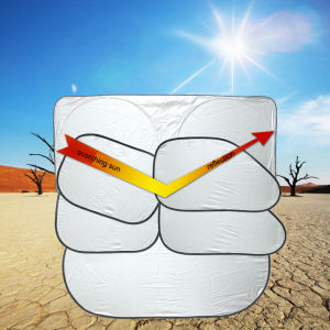 [Faster YG] ที่คลุมบังแดดรถยนต์กระจกบังลมอเนกประสงค์พับได้ที่สะท้อนแสงที่บังแดดกระจกรถยนต์อุปกรณ์ป้องกันแสงแดดสำหรับหน้าต่างรถยนต์