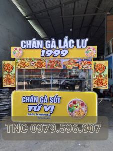 Xe trà sữa 1m8 chữ nổi logo nổi TANNGOCCHAUtnc 0937.272.899