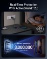 Anker ที่ชาร์จ USB C,ที่ชาร์จ735 GaNPrime 65W,เครื่องชาร์จติดผนังพับได้เร็วขนาดกะทัดรัด3พอร์ตสำหรับ MacBook Pro/air,iPad Pro, Galaxy S22/S21, HP Spectre, Note 20/10 +, iPhone 13/Pro,พิกเซล,และอีกมากมาย. 