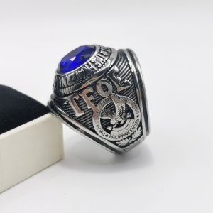 Stainless Steel Ring with Big Gem Philippine TFOE-PE Kuya Eagles Fraternal Ring Bull for Ate Gold Silver Deoetpatria Fashion Vintage Ring for Men Gift Box RINGJ03-01LA367