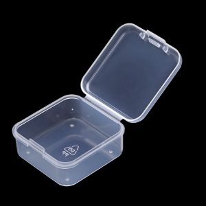 5-Layers Stackable Transparent Jewelry Box Small Round Organizer Container for Beads Rings Necklaces Earrings Nails Anti Oxidation Plastic Box Case Portable Travel Storage Box