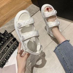 [BISA COD] Free Box Sandal Wanita Import Sandal Gunung Wedges Fashion Import NS019