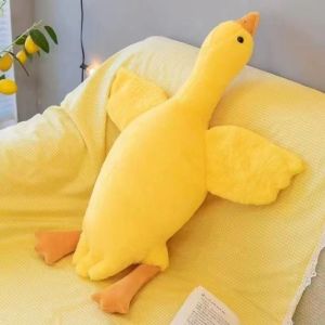 OWMXZL 50/90cm Goose Dolls Duck Plush Dogs Toy Energy Release Soft Cats Toy Cute Cartoon Pet Companion Toy