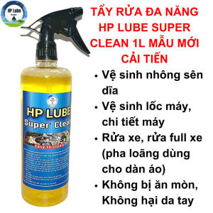 SIÊU RẺ [4 Trong1] Bộ Dưỡng Sên Sprayking + Chai HP Lube 1L Rửa Nhông Sên Dĩa Rửa Xe Kèm Bàn Chải- Cam kết chính hãng