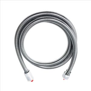 SG-G03-06A/C SG-LY15 Five Layer 1.5m PVC Shower Hose Bidet Spray Hose Universal Interface Gray Silver